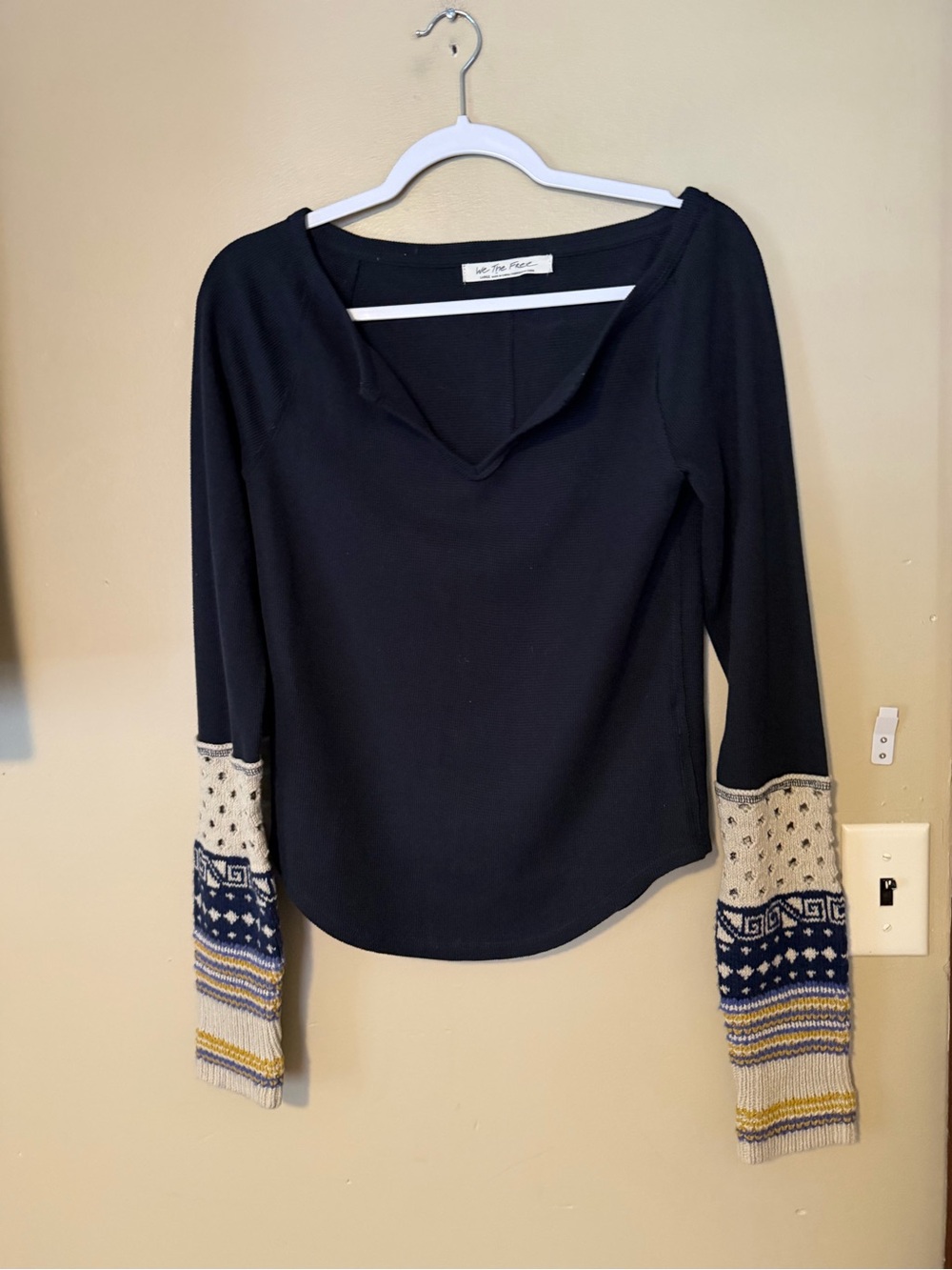 Free People We The Free Cozy Craft Cuff Top - Picture 2 of 6
